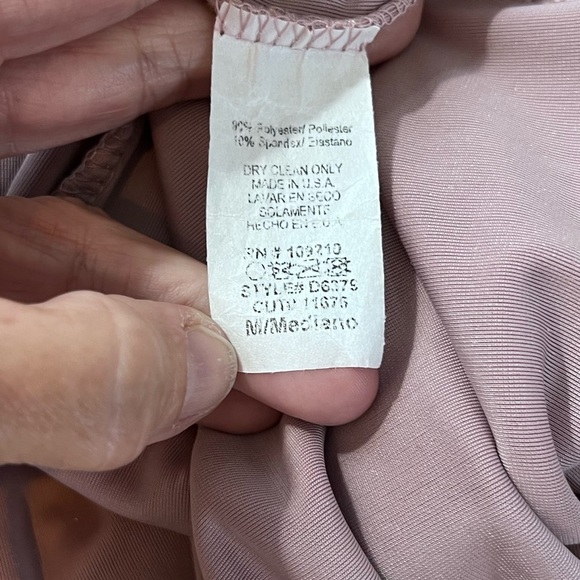 NWT,Windsor,Soft Mauve,BodyCon Dress,Drapes Arms Off Shoulders, Lovely,Size S - Picture 4 of 10